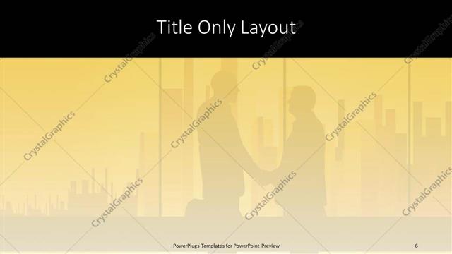 Title Only presentation slide layout