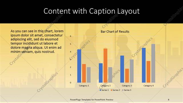 Content with Caption presentation slide layout