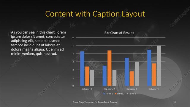 Content with Caption presentation slide layout