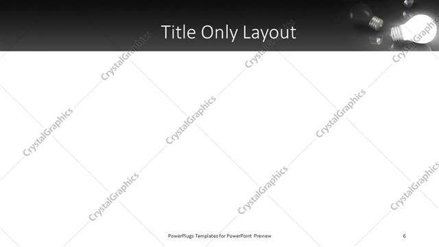 Title Only presentation slide layout