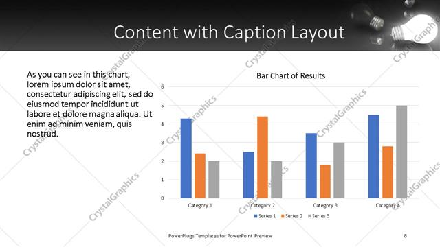 Content with Caption presentation slide layout