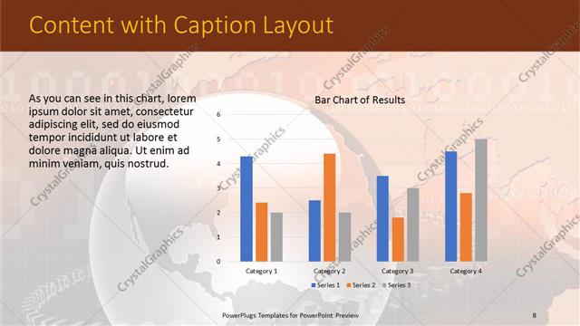 Content with Caption presentation slide layout