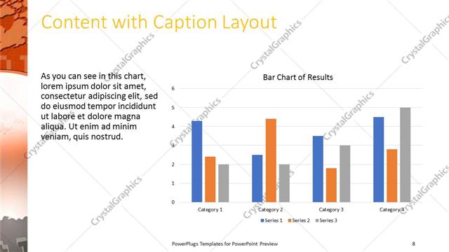 Content with Caption presentation slide layout