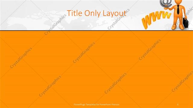 Title Only presentation slide layout