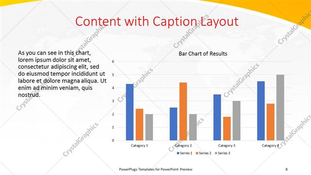 Content with Caption presentation slide layout