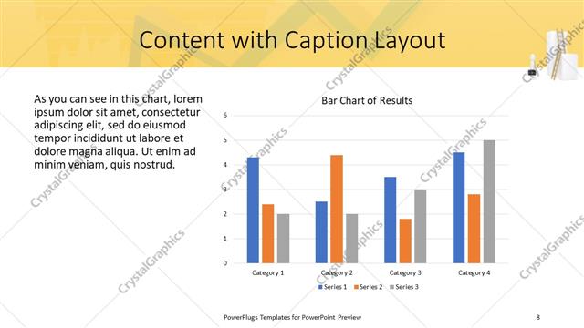 Content with Caption presentation slide layout