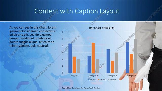 Content with Caption presentation slide layout
