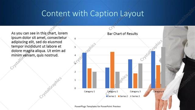 Content with Caption presentation slide layout