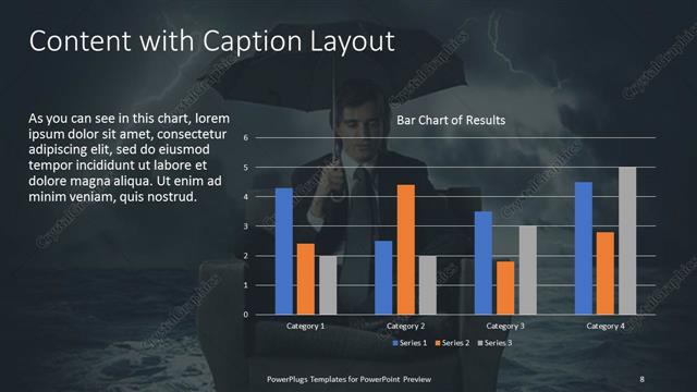 Content with Caption presentation slide layout