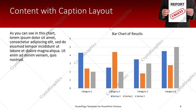 Content with Caption presentation slide layout