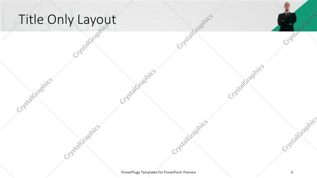 Title Only presentation slide layout