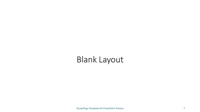 Blank presentation slide layout