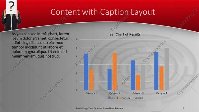 Content with Caption presentation slide layout
