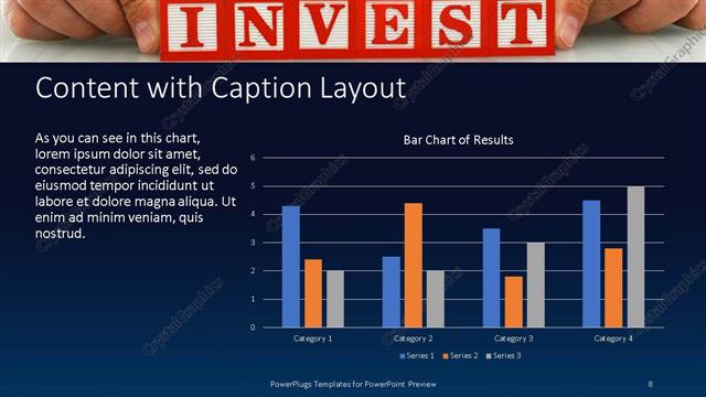 Content with Caption presentation slide layout