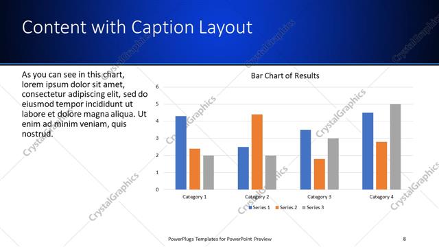 Content with Caption presentation slide layout