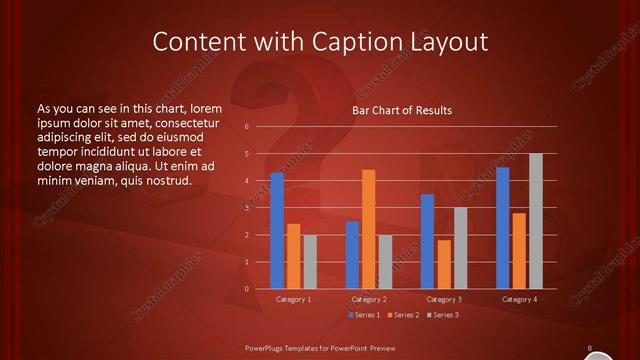 Content with Caption presentation slide layout