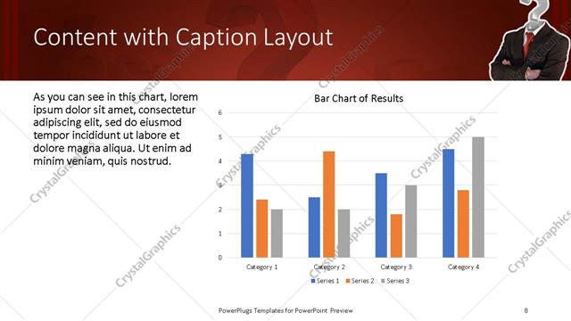 Content with Caption presentation slide layout
