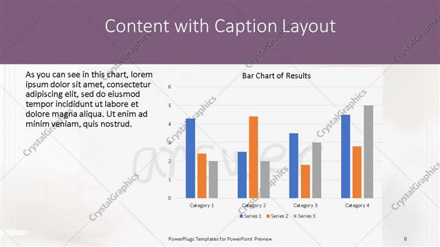 Content with Caption presentation slide layout