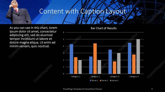 Content with Caption presentation slide layout