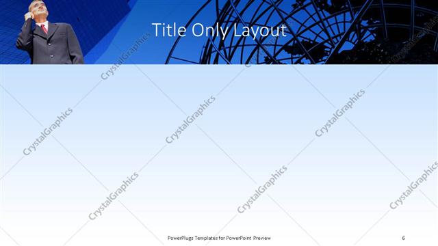 Title Only presentation slide layout