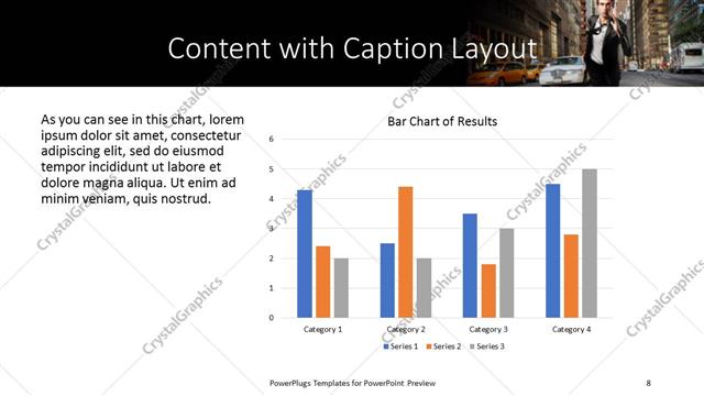 Content with Caption presentation slide layout