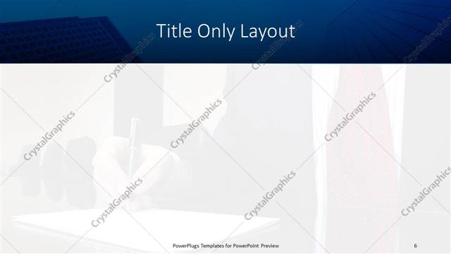 Title Only presentation slide layout