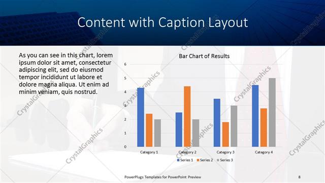 Content with Caption presentation slide layout