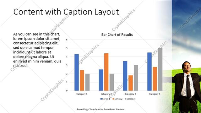Content with Caption presentation slide layout