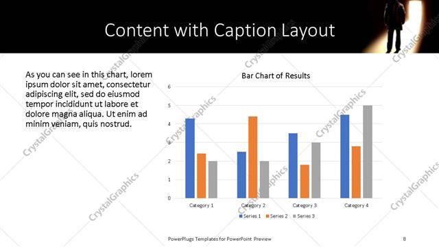Content with Caption presentation slide layout