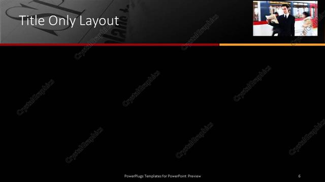 Title Only presentation slide layout