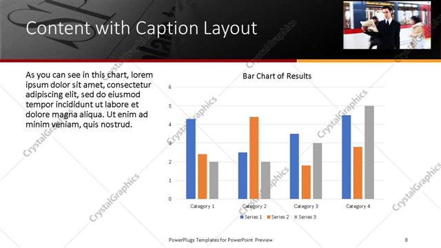 Content with Caption presentation slide layout