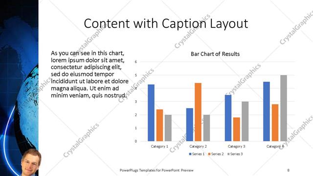 Content with Caption presentation slide layout