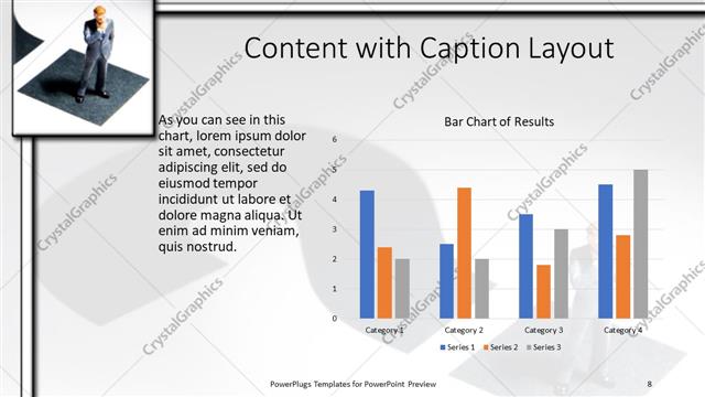 Content with Caption presentation slide layout