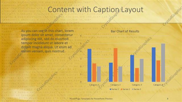 Content with Caption presentation slide layout