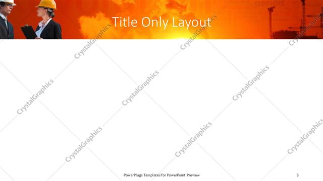 Title Only presentation slide layout