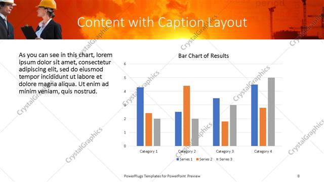 Content with Caption presentation slide layout