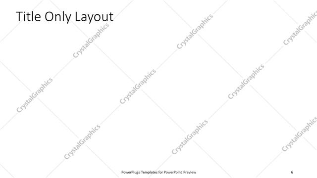 Title Only presentation slide layout