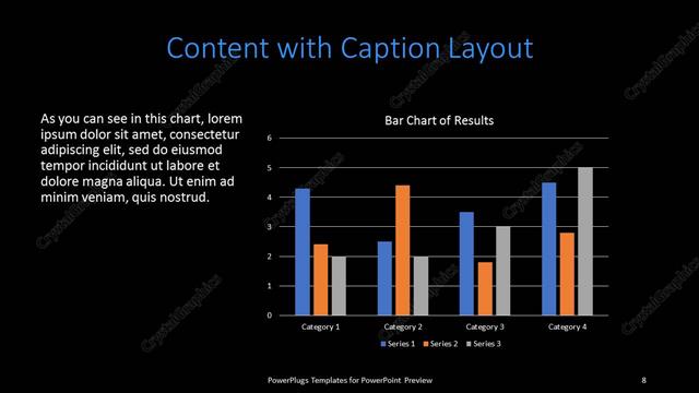 Content with Caption presentation slide layout