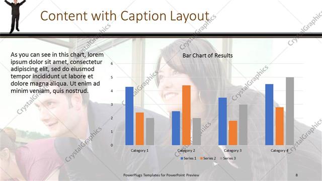 Content with Caption presentation slide layout