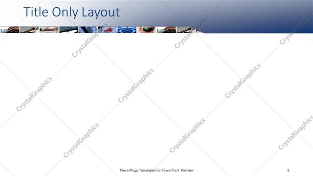 Title Only presentation slide layout