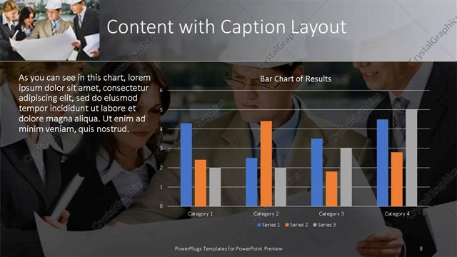 Content with Caption presentation slide layout