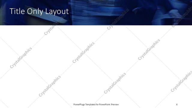 Title Only presentation slide layout