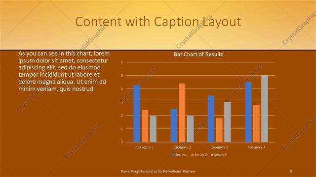 Content with Caption presentation slide layout