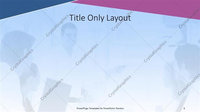 Title Only presentation slide layout