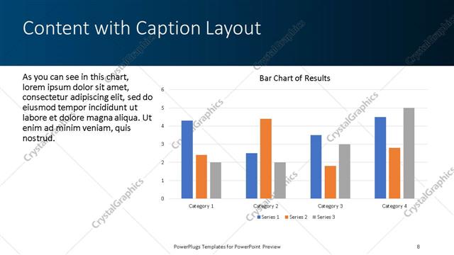 Content with Caption presentation slide layout
