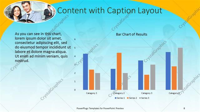 Content with Caption presentation slide layout