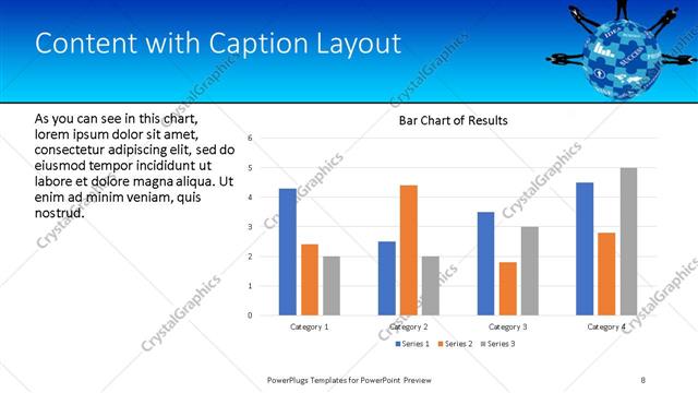 Content with Caption presentation slide layout