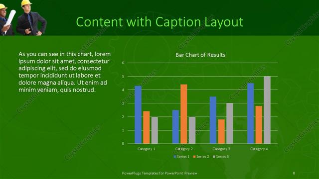 Content with Caption presentation slide layout