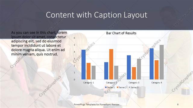 Content with Caption presentation slide layout