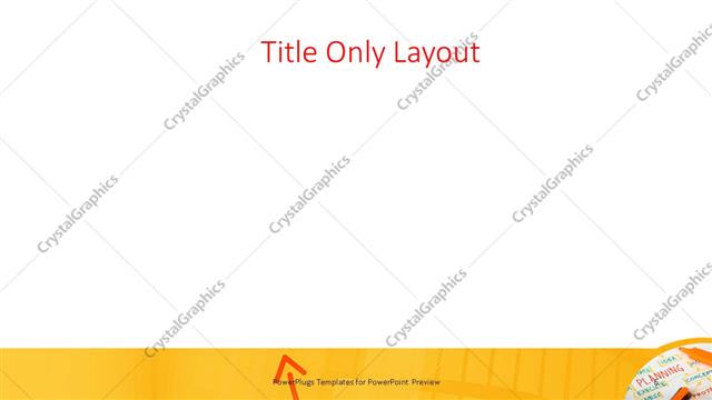 Title Only presentation slide layout